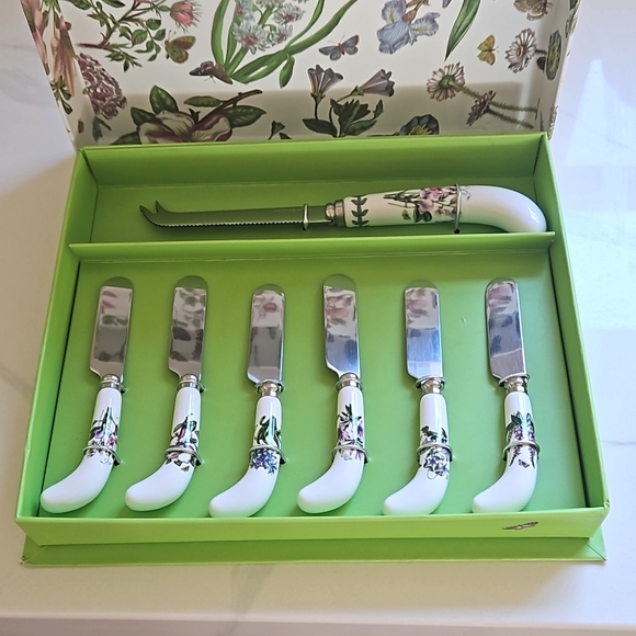 Portmeirion Botanic Garden Cheese Knife and Spreaders